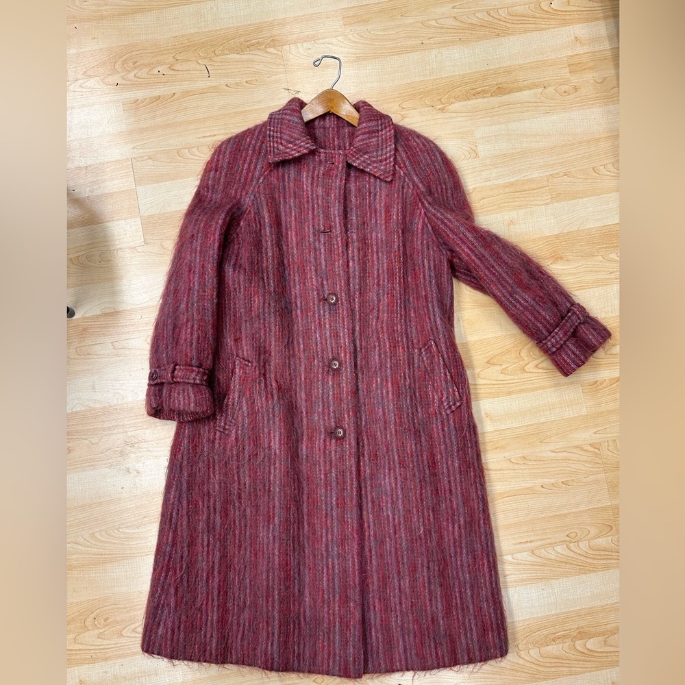 Vintage Burgundy Coat
